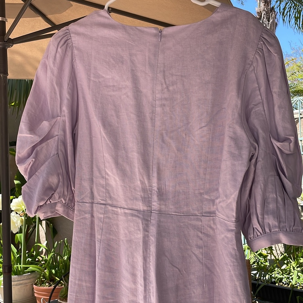 Farm Rio | Lilac Mini Dress - Picture 10 of 11